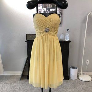New Strapless Bridesmaid dress, Party dress; Size 8